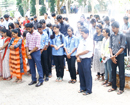 Mangaluru: St Aloysius College condemns killing of Gouri Lankesh; Holds condolence meet